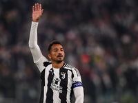 Danilo of Juventus plays during the Serie A match between Juventus and Torino FC at Allianz Stadium in Turin, on November 9, 2024. (