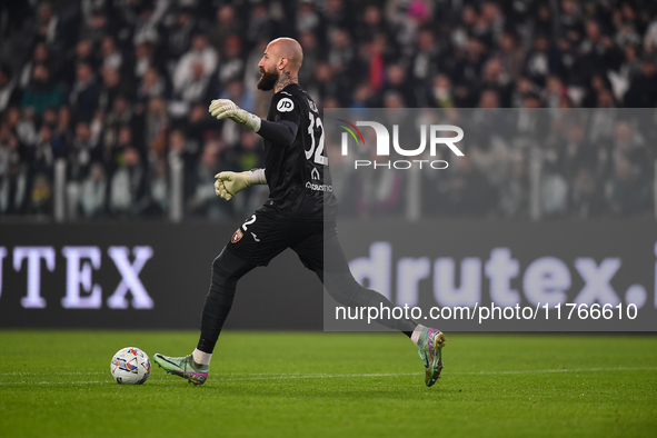 Torino's goalkeeper Vanja Milinkovic-Savic participates in the Serie A match between Juventus and Torino FC at Allianz Stadium in Turin, Ita...