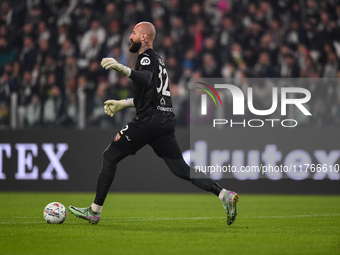 Torino's goalkeeper Vanja Milinkovic-Savic participates in the Serie A match between Juventus and Torino FC at Allianz Stadium in Turin, Ita...