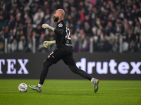 Torino's goalkeeper Vanja Milinkovic-Savic participates in the Serie A match between Juventus and Torino FC at Allianz Stadium in Turin, Ita...