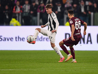 Nicolo Savona of Juventus plays during the Serie A match between Juventus and Torino FC at Allianz Stadium in Turin, Italy, on November 9, 2...