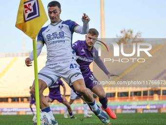 Coppola participates in the Italian Serie A football match between Fiorentina and Hellas Verona at the Artemio Franchi Stadium in Florence,...