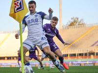 Coppola participates in the Italian Serie A football match between Fiorentina and Hellas Verona at the Artemio Franchi Stadium in Florence,...