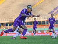 Domilson Cordeiro Dos Santos Dodo participates in the Italian Serie A football match between Fiorentina and Hellas Verona at the Artemio Fra...