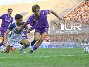 Andrea Colpani participates in the Italian Serie A football match between Fiorentina and Hellas Verona in Florence, Italy, on November 10, 2...