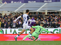 Montipo participates in the Italian Serie A football match between Fiorentina and Hellas Verona in Florence, Italy, on November 10, 2024, at...