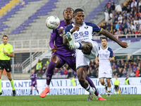 Duda and Christian Kouame participate in the Italian Serie A football match between Fiorentina and Hellas Verona in Florence, Italy, on Nove...