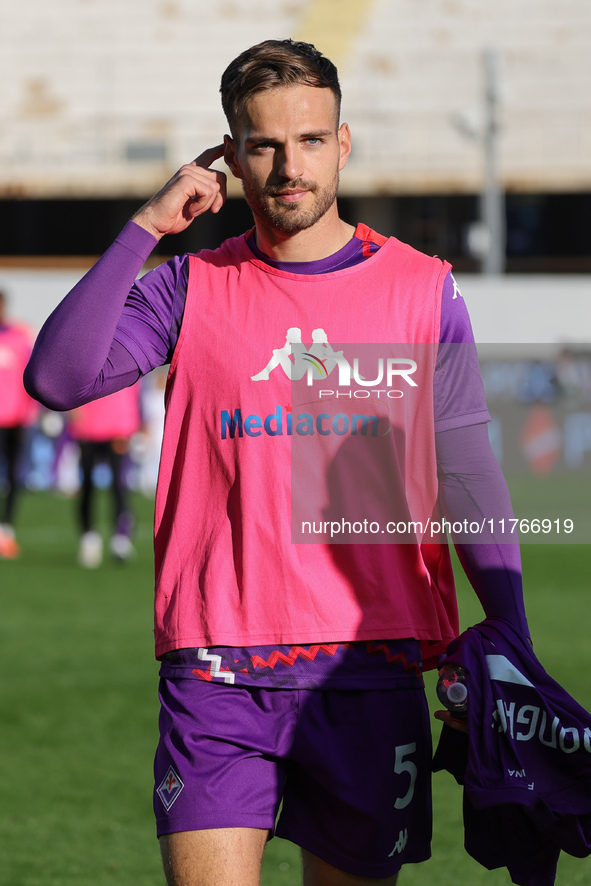 Marin Pongracic of ACF Fiorentina during the Italian Serie A football match between ACF Fiorentina and Hellas Verona FC ,on November 10 , 20...