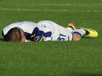 Tomas Suslov of Hellas Verona FC lies on the ground during the Italian Serie A football match between ACF Fiorentina and Hellas Verona FC ,o...