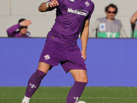 Riccardo Sottil of ACF Fiorentina controls the ball during the Italian Serie A football match between ACF Fiorentina and Hellas Verona FC ,o...