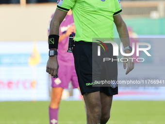 Referee Luca Zufferli during the Italian Serie A football match between ACF Fiorentina and Hellas Verona FC ,on November 10 , 2024 at the Ar...