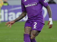 Domilson Cordeiro Dos Santos Dodo of ACF Fiorentina controls the ball during the Italian Serie A football match between ACF Fiorentina and H...