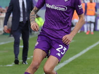 Andrea Colpani of ACF Fiorentina controls the ball during the Italian Serie A football match between ACF Fiorentina and Hellas Verona FC ,on...