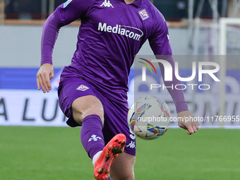 Lucas Beltran of ACF Fiorentina controls the ball during the Italian Serie A football match between ACF Fiorentina and Hellas Verona FC ,on...