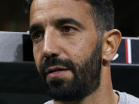 Ruben Amorim, Head Coach of Sporting CP, looks on prior to the Liga Portugal Betclic match between SC Braga and Sporting CP at Estadio Munic...