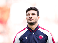 Riccardo Orsolini of Bologna FC looks on during the Serie A Enilive match between AS Roma and Bologna FC at Stadio Olimpico on November 10,...