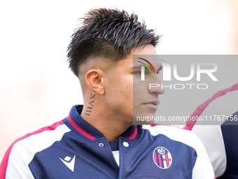 Santiago Castro of Bologna FC looks on during the Serie A Enilive match between AS Roma and Bologna FC at Stadio Olimpico on November 10, 20...