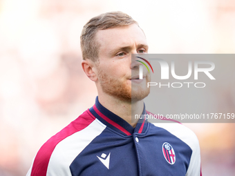 Tommaso Pobega of Bologna FC looks on during the Serie A Enilive match between AS Roma and Bologna FC at Stadio Olimpico on November 10, 202...