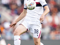 Tommaso Pobega of Bologna FC during the Serie A Enilive match between AS Roma and Bologna FC at Stadio Olimpico on November 10, 2024 in Rome...