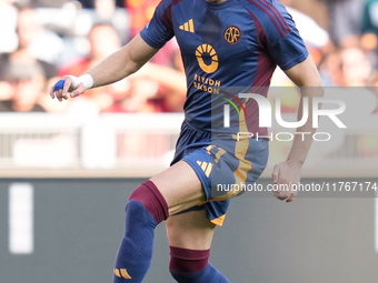 Artem Dovbyk of AS Roma during the Serie A Enilive match between AS Roma and Bologna FC at Stadio Olimpico on November 10, 2024 in Rome, Ita...