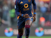 Manu Kone' of AS Roma during the Serie A Enilive match between AS Roma and Bologna FC at Stadio Olimpico on November 10, 2024 in Rome, Italy...