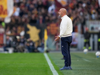 Vincenzo Italiano head coach of Bologna FC looks on during the Serie A Enilive match between AS Roma and Bologna FC at Stadio Olimpico on No...