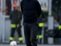 Ivan Juric head coach of AS Roma yells during the Serie A Enilive match between AS Roma and Bologna FC at Stadio Olimpico on November 10, 20...