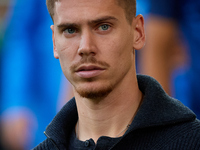 Juan Foyth of Villarreal CF looks on before the LaLiga EA Sports match between Villarreal CF and Deportivo Alaves at Estadio de la Ceramica...