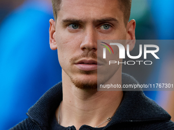 Juan Foyth of Villarreal CF looks on before the LaLiga EA Sports match between Villarreal CF and Deportivo Alaves at Estadio de la Ceramica...