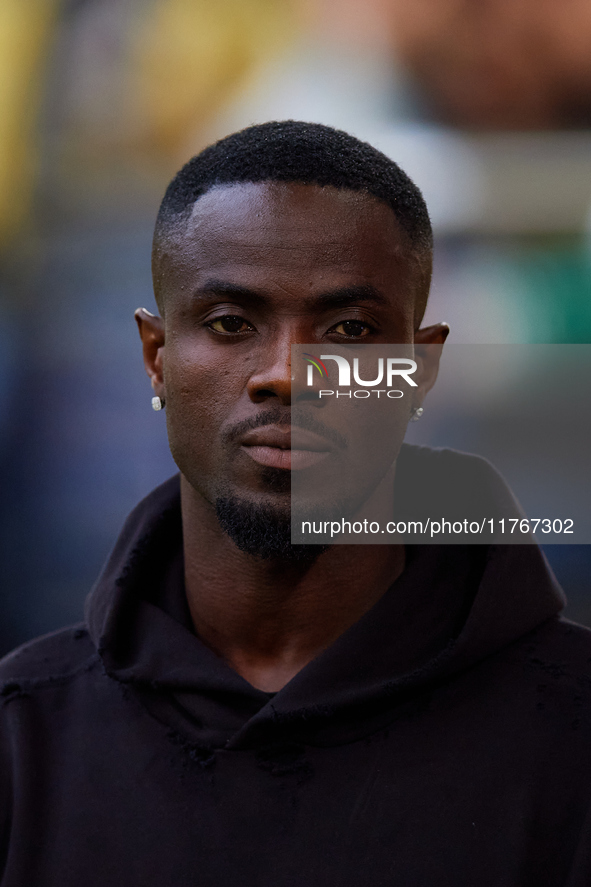 Eric Bailly of Villarreal CF looks on before the LaLiga EA Sports match between Villarreal CF and Deportivo Alaves at Estadio de la Ceramica...