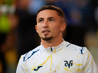 Yeremy Pino of Villarreal CF looks on before the LaLiga EA Sports match between Villarreal CF and Deportivo Alaves at Estadio de la Ceramica...