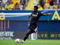 Logan Evans Costa of Villarreal CF is in action during the LaLiga EA Sports match between Villarreal CF and Deportivo Alaves at Estadio de l...