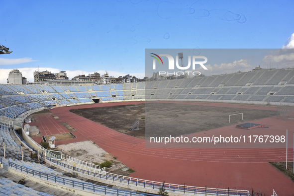 The largest shelter for displaced people is established at Beirut Sports City to accommodate more than a thousand displaced people in Beirut...