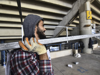 The largest shelter for displaced people is established at Beirut Sports City to accommodate more than a thousand displaced people in Beirut...