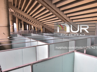 The largest shelter for displaced people is established at Beirut Sports City to accommodate more than a thousand displaced people in Beirut...