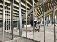 The largest shelter for displaced people is established at Beirut Sports City to accommodate more than a thousand displaced people in Beirut...