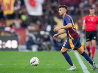 Stephan El Shaarawy of AS Roma during the Serie A Enilive match between AS Roma and Bologna FC at Stadio Olimpico on November 10, 2024 in Ro...