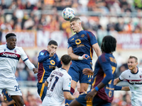 Artem Dovbyk of AS Roma during the Serie A Enilive match between AS Roma and Bologna FC at Stadio Olimpico on November 10, 2024 in Rome, Ita...