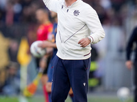 Vincenzo Italiano head coach of Bologna FC gestures during the Serie A Enilive match between AS Roma and Bologna FC at Stadio Olimpico on No...