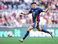 Stephan El Shaarawy of AS Roma during the Serie A Enilive match between AS Roma and Bologna FC at Stadio Olimpico on November 10, 2024 in Ro...