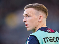 Lewis Ferguson of Bologna FC looks on during the Serie A Enilive match between AS Roma and Bologna FC at Stadio Olimpico on November 10, 202...