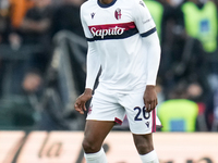 Jhon Lucumi of Bologna FC during the Serie A Enilive match between AS Roma and Bologna FC at Stadio Olimpico on November 10, 2024 in Rome, I...