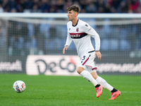 Juan Miranda of Bologna FC during the Serie A Enilive match between AS Roma and Bologna FC at Stadio Olimpico on November 10, 2024 in Rome,...