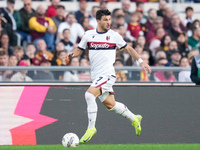 Riccardo Orsolini of Bologna FC during the Serie A Enilive match between AS Roma and Bologna FC at Stadio Olimpico on November 10, 2024 in R...