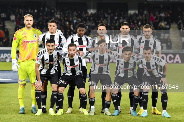 During the Superliga match between Universitatea Cluj and FCSB at Cluj Arena in Cluj, Romania, on November 10, 2024, 