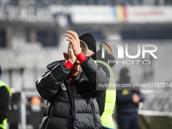 Daniel Birligea participates in the Superliga match between Universitatea Cluj and FCSB at Cluj Arena in Cluj, Romania, on November 10, 2024...