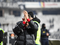 Daniel Birligea participates in the Superliga match between Universitatea Cluj and FCSB at Cluj Arena in Cluj, Romania, on November 10, 2024...