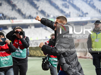 Daniel Birligea participates in the Superliga match between Universitatea Cluj and FCSB at Cluj Arena in Cluj, Romania, on November 10, 2024...