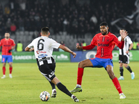 Malcom Sylas Laouari EDJOUMA plays during the Superliga match between Universitatea Cluj and FCSB at Cluj Arena in Cluj, Romania, on Novembe...