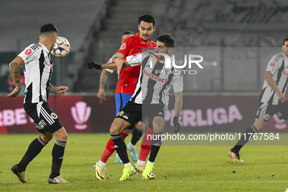 Artur Miranyan is in action during the Superliga match between Universitatea Cluj and FCSB at Cluj Arena in Cluj, Romania, on November 10, 2...